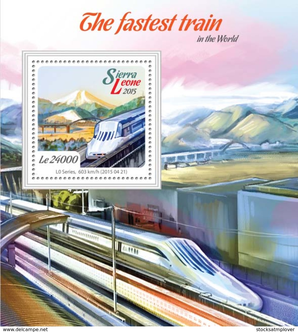 Sierra Leone 2015   Fastest Train In The World - Sierra Leona (1961-...)