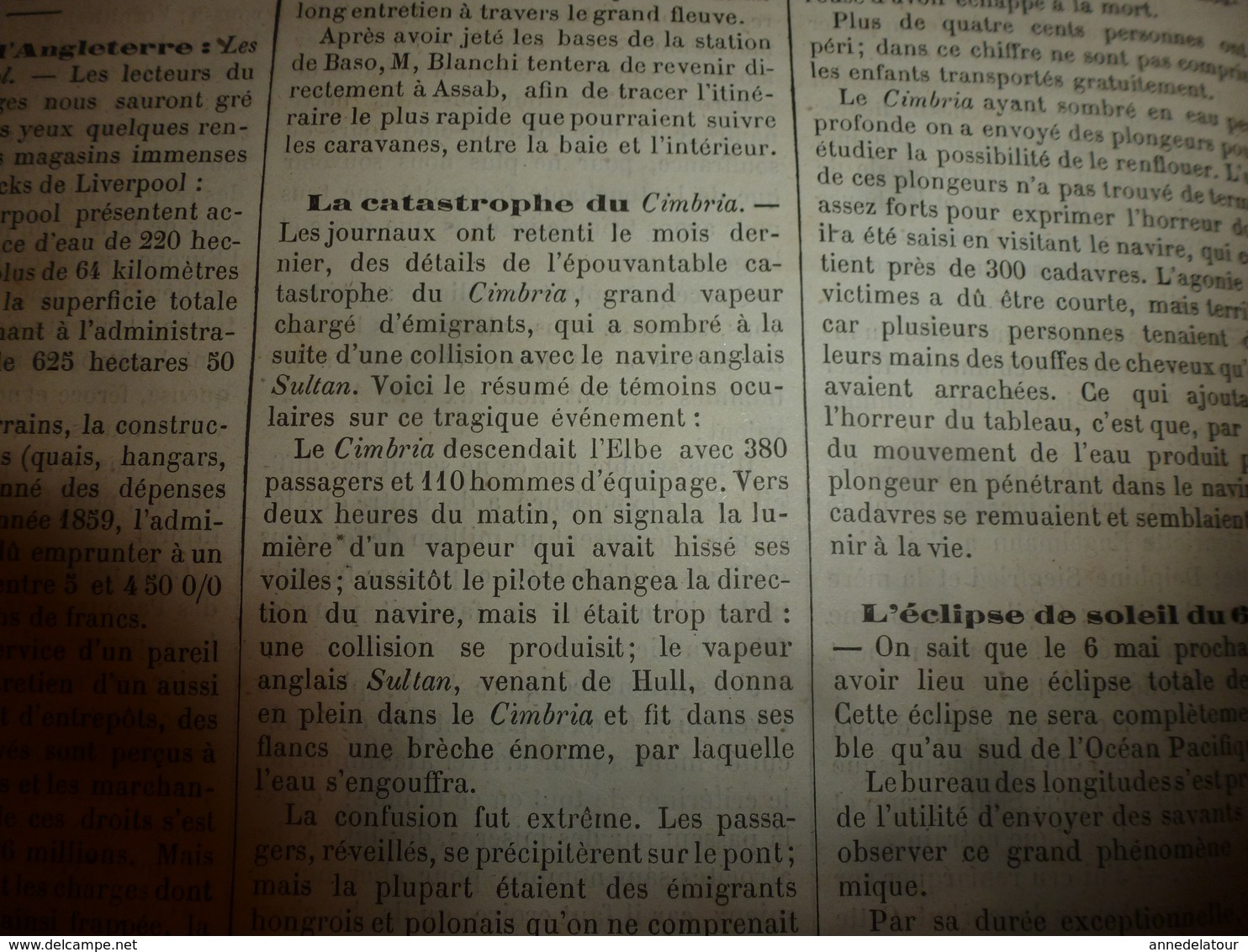 1883 JdV : Jeu du ririki aux îles Fidji; Chasse au tigre en Inde et Indochine;etc  (document en très mauvais état)