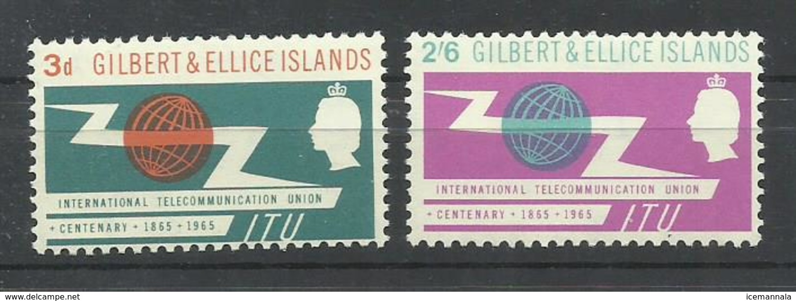 GILBERT   YVERT  82/83     MNH  ** - Islas Gilbert Y Ellice (...-1979)