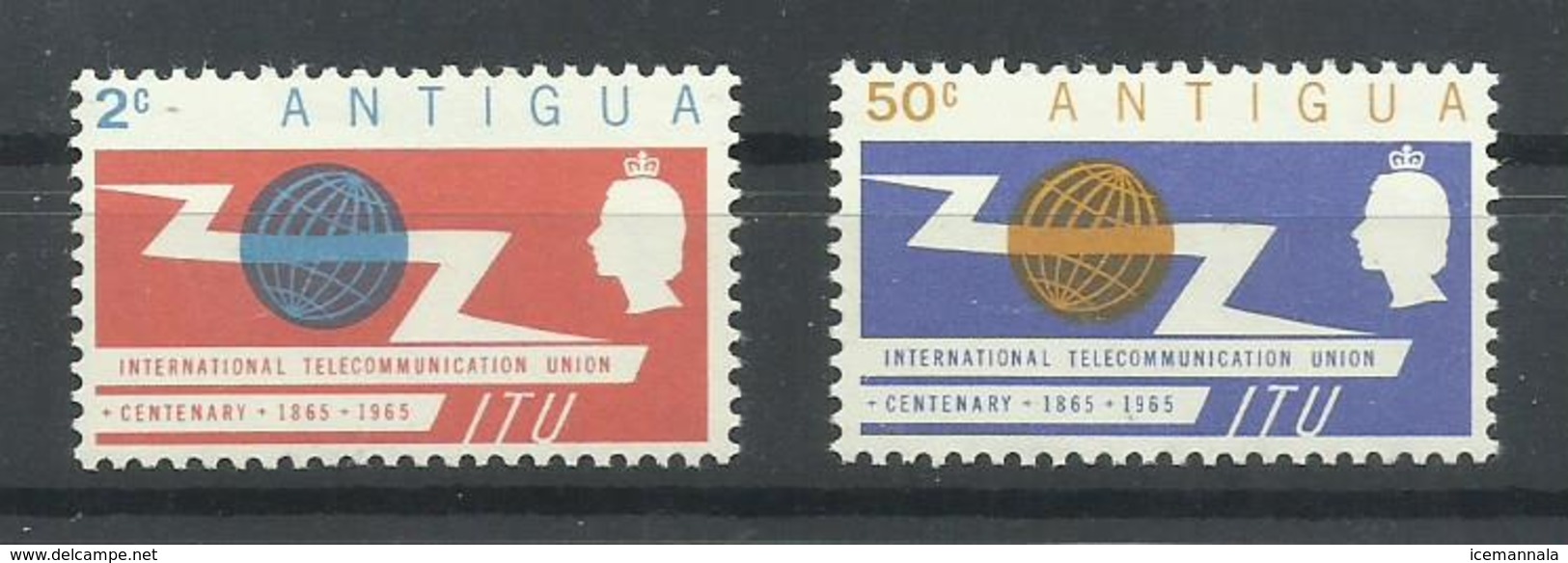 ANTIGUA    YVERT  144/45     MNH  ** - 1960-1981 Autonomía Interna