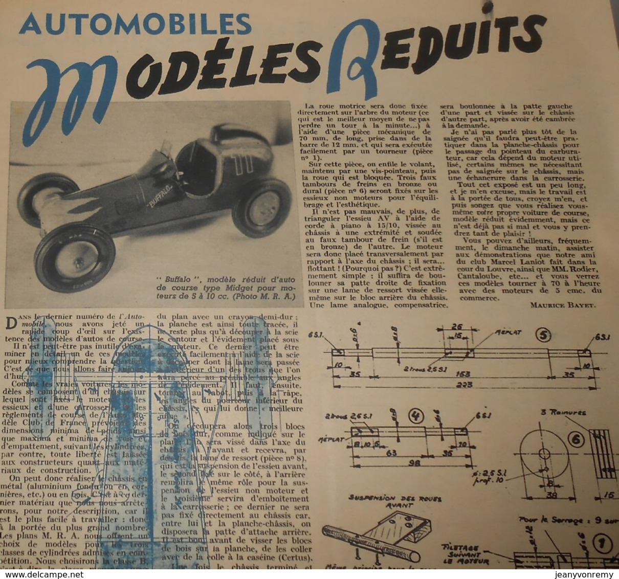 L' Automobile. Mars 1949. 19 ème Rallye De Monte Carlo. - Auto/Motor