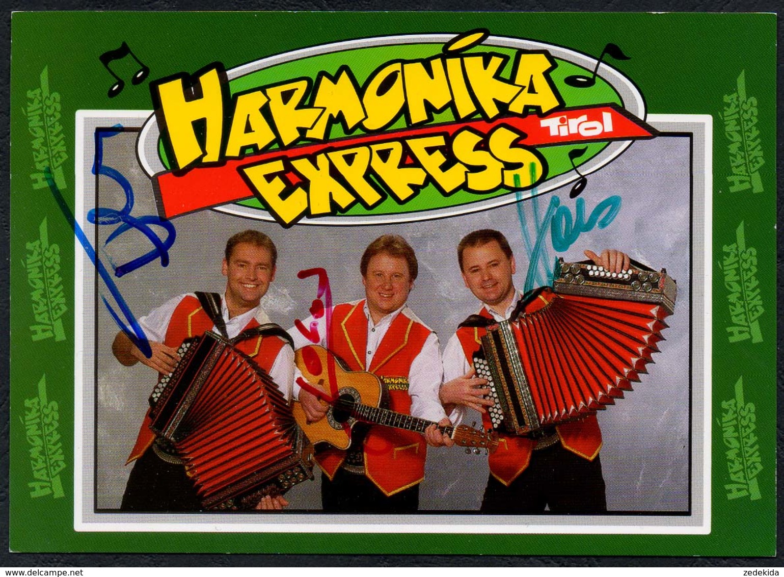 C3639 - Orig. Harmonika Express -  Autogramm Autogrammkarte Autograph - Sonstige & Ohne Zuordnung