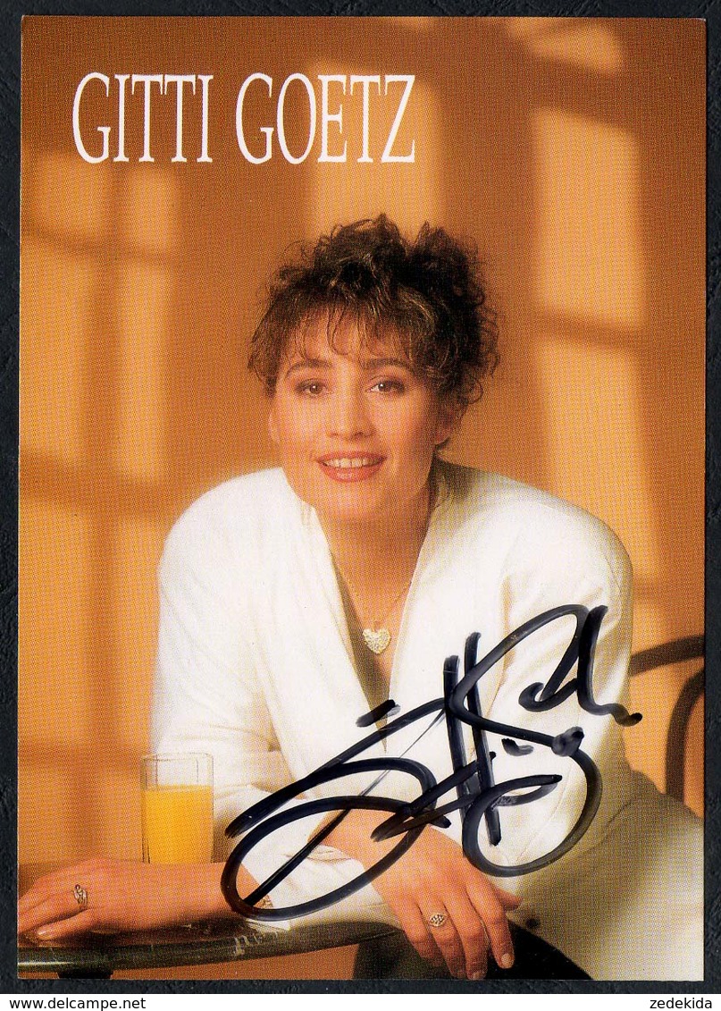 C3641 - Orig. Gitti Goetz -  Autogramm Autogrammkarte Autograph - Sonstige & Ohne Zuordnung