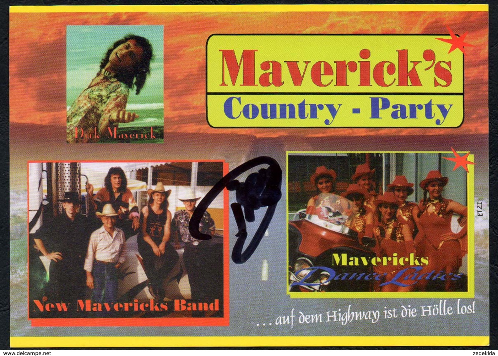 C3648 - TOP Orig. New Mavericks Band -  Autogramm Autogrammkarte Autograph - Country - Sonstige & Ohne Zuordnung