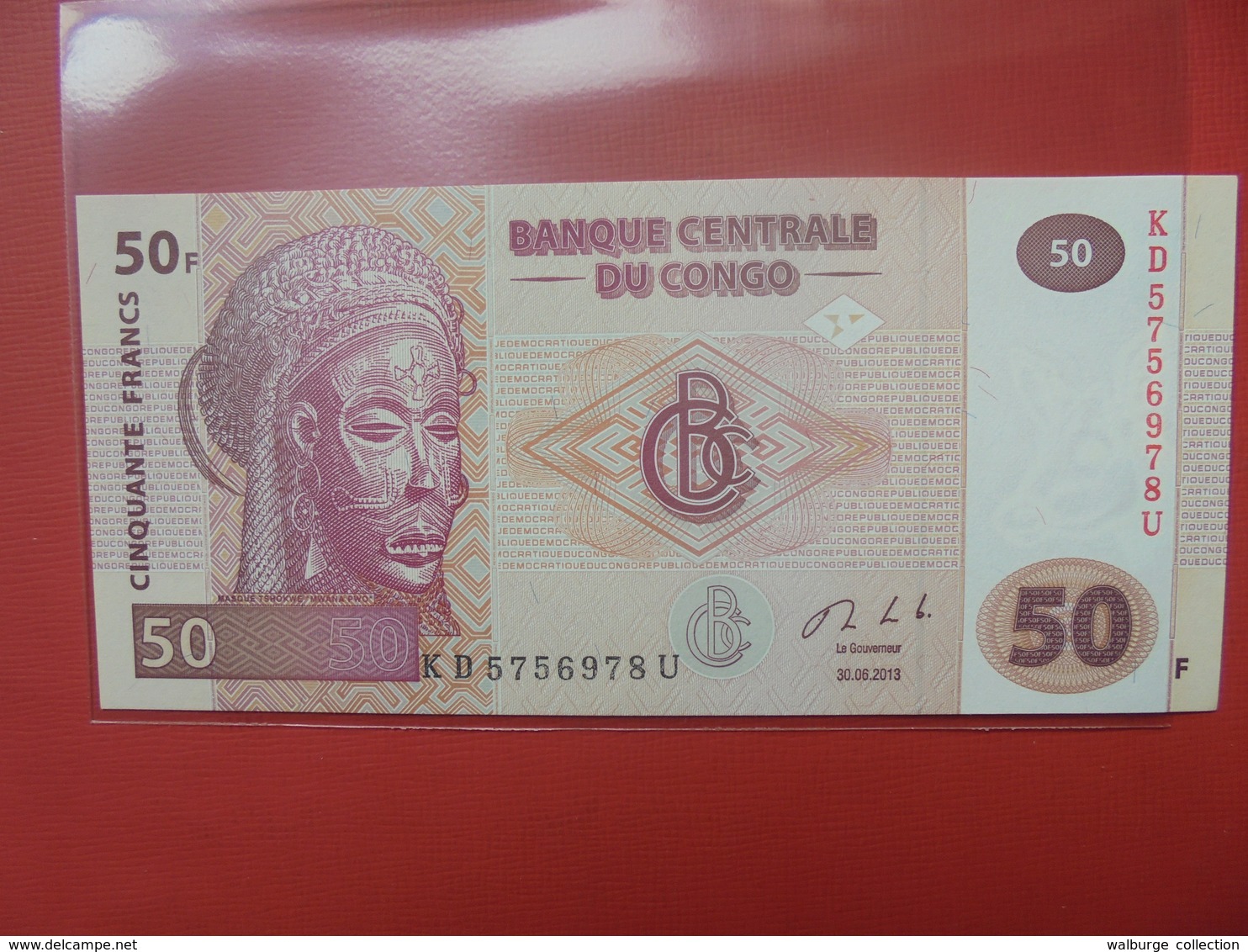 CONGO 50 FRANCS 2013 PEU CIRCULER/NEUF - Republic Of Congo (Congo-Brazzaville)