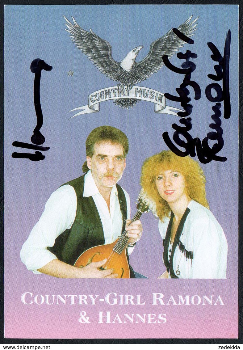 C3650 - TOP Orig. Country Girl Ramona & Hannes -  Autogramm Autogrammkarte Autograph - Country - Sonstige & Ohne Zuordnung