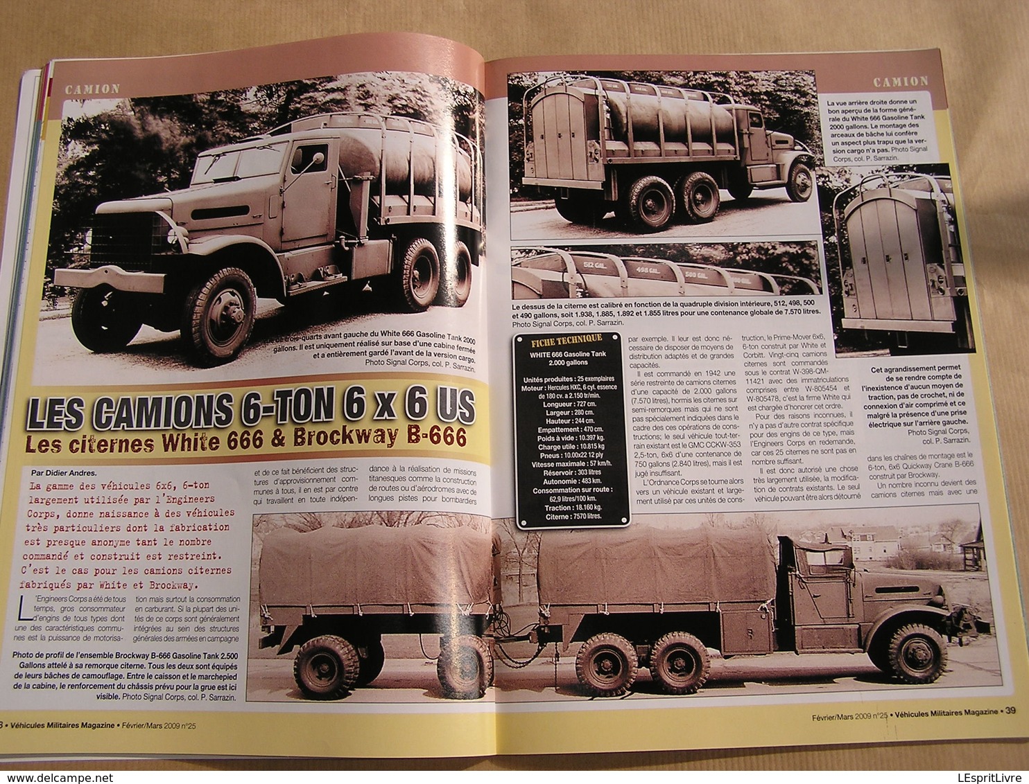 VEHICULES MILITAIRES Magazine N° 25 Guerre 40 45 Ardennes 44 Char Brummbär Moto 750 Terrot Vatt Camion Renault 6 Ton