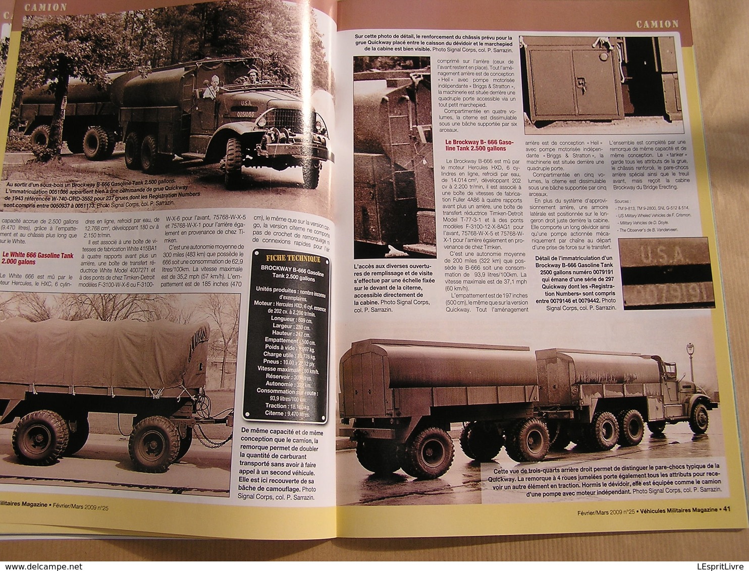 VEHICULES MILITAIRES Magazine N° 25 Guerre 40 45 Ardennes 44 Char Brummbär Moto 750 Terrot Vatt Camion Renault 6 Ton