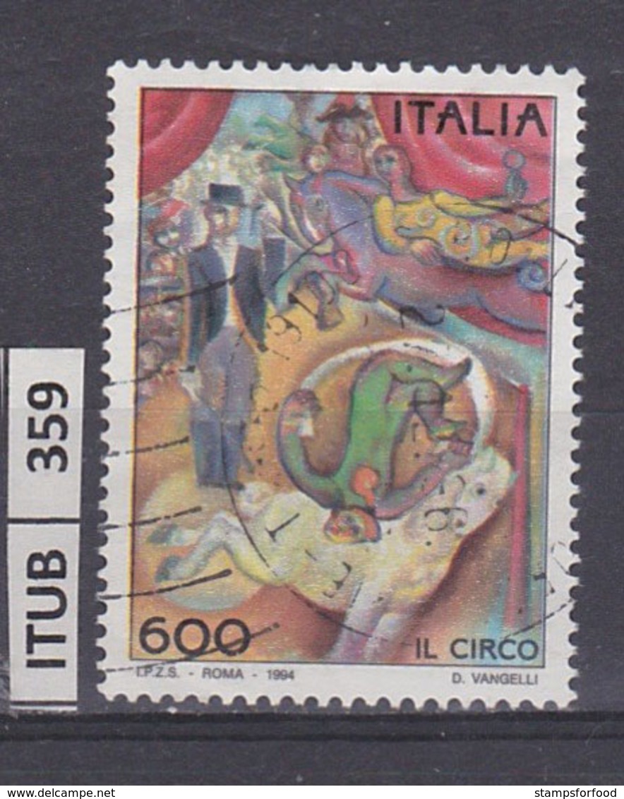 ITALIA REPUBBLICA  1994	Il Circo L.600 Usato - 1991-00: Gebraucht