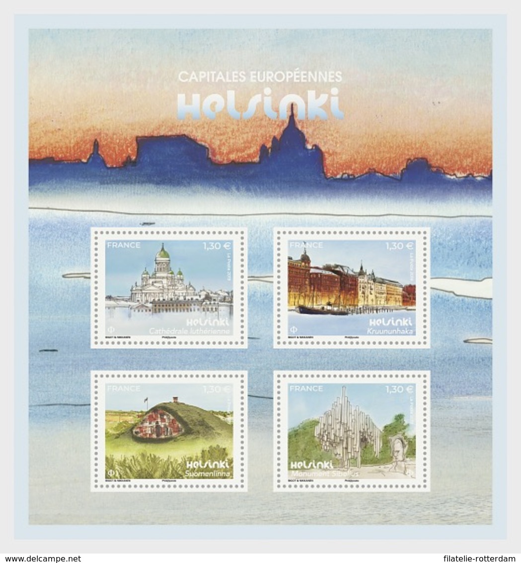 Frankrijk / France - Postfris / MNH - Sheet Europese Hoofdsteden, Helsinki 2019 - Ongebruikt