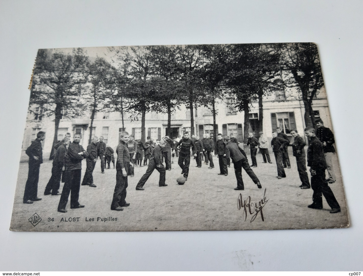 *ALOST Les Pupilles (football)  Oblitéré En 1909 - Aalst