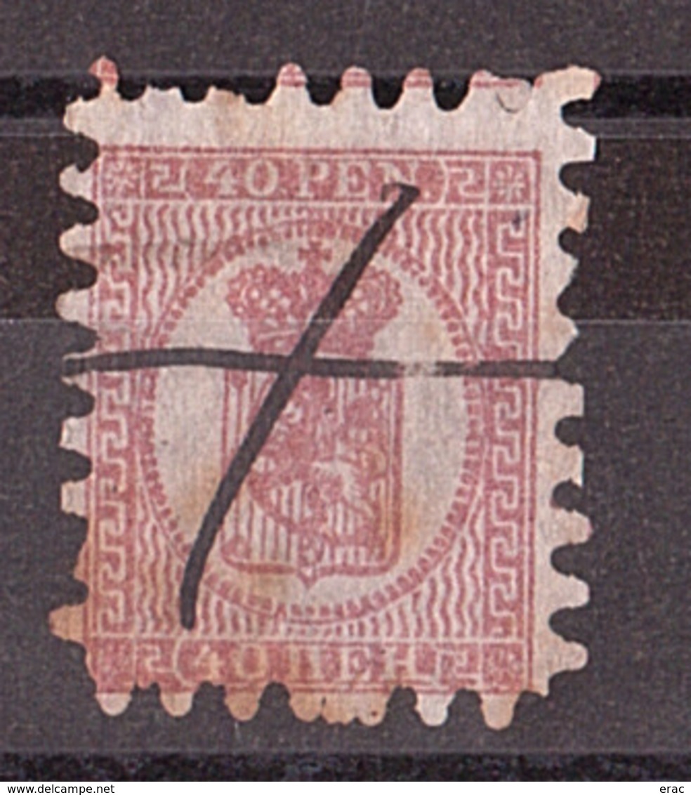 Finlande - 1866/70 - N° 9 (perçage III) - Cote 90 - Used Stamps