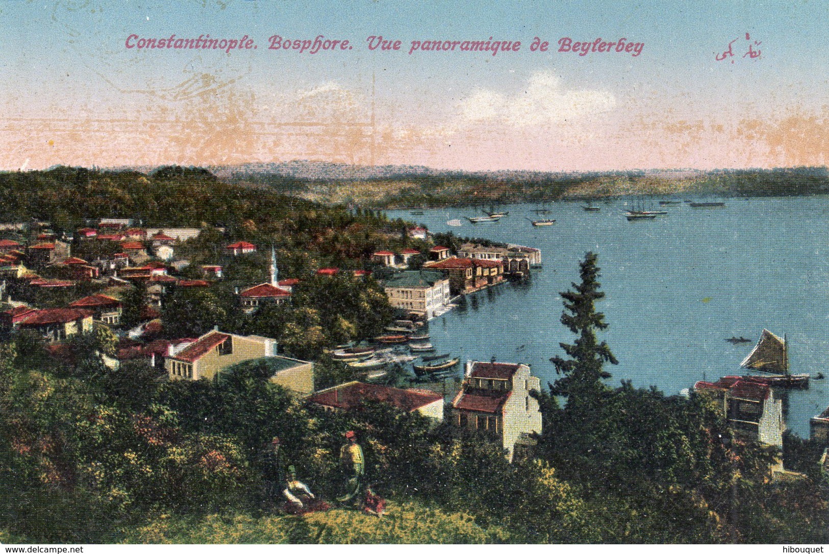 CPA, Constantinople, Bosphore, Vue Panoramique De Beylerbey, Colorisée - Turchia