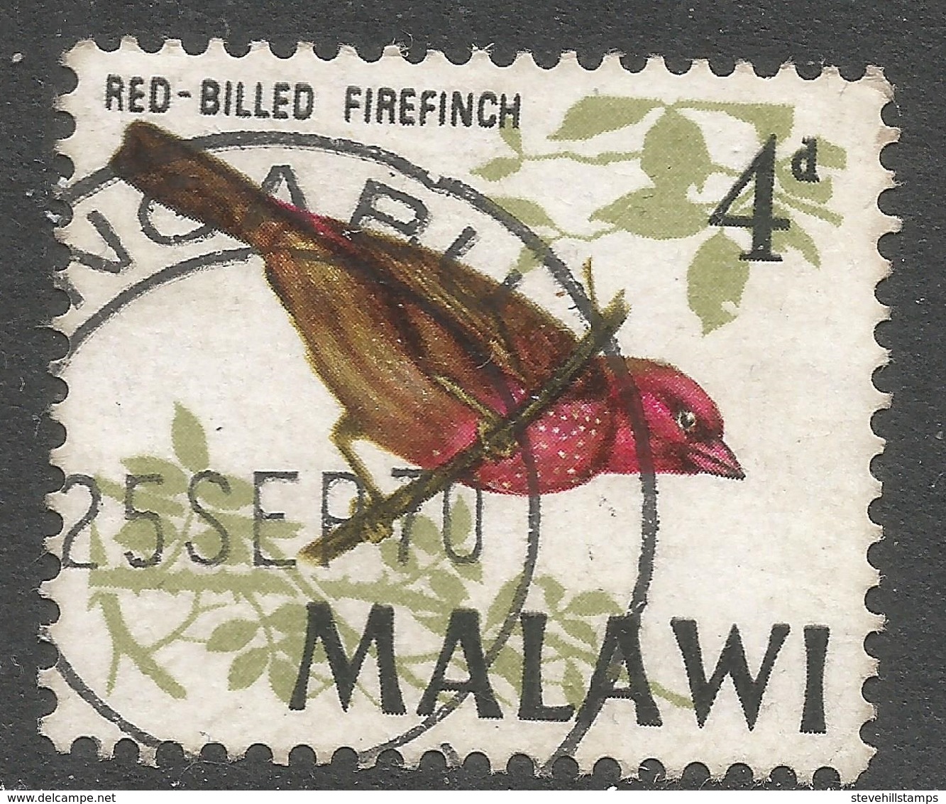 Malawi 1968 Birds. 4d Used. SG 313 - Malawi (1964-...)