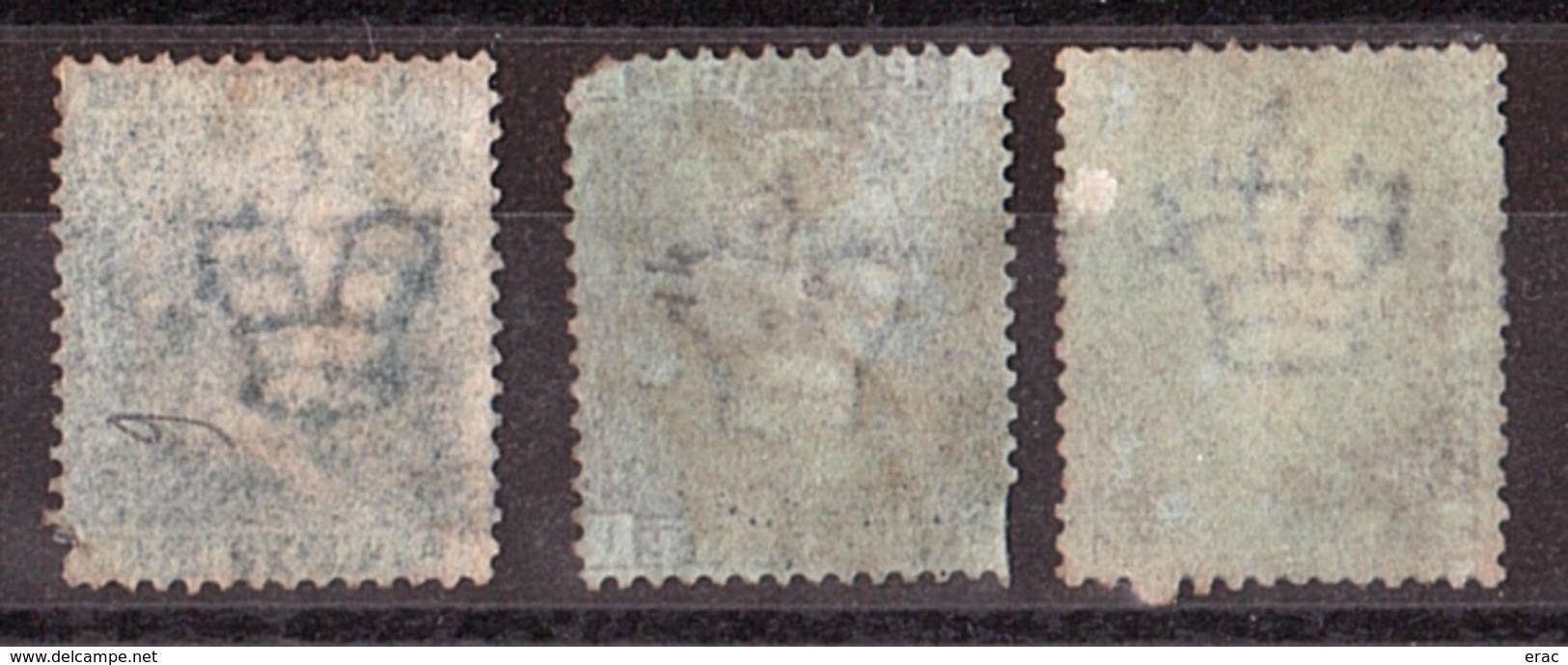 Grande-Bretagne - 1858/64 - N° 27 - Planches 9, 14 Et 15 - Oblitérés