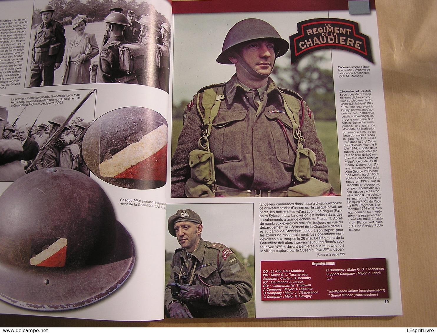 NORMANDIE Magazine N° 5 Guerre 40 45 Das Reich Cavalry Régiment de la Chaudière Char Panzer SS Plessis St Lambert Dives