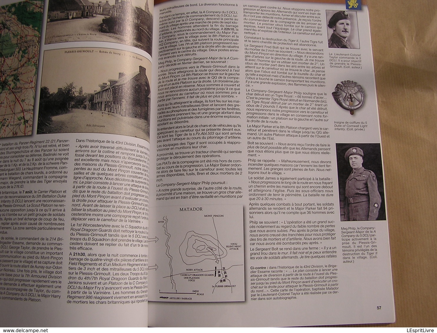 NORMANDIE Magazine N° 5 Guerre 40 45 Das Reich Cavalry Régiment de la Chaudière Char Panzer SS Plessis St Lambert Dives