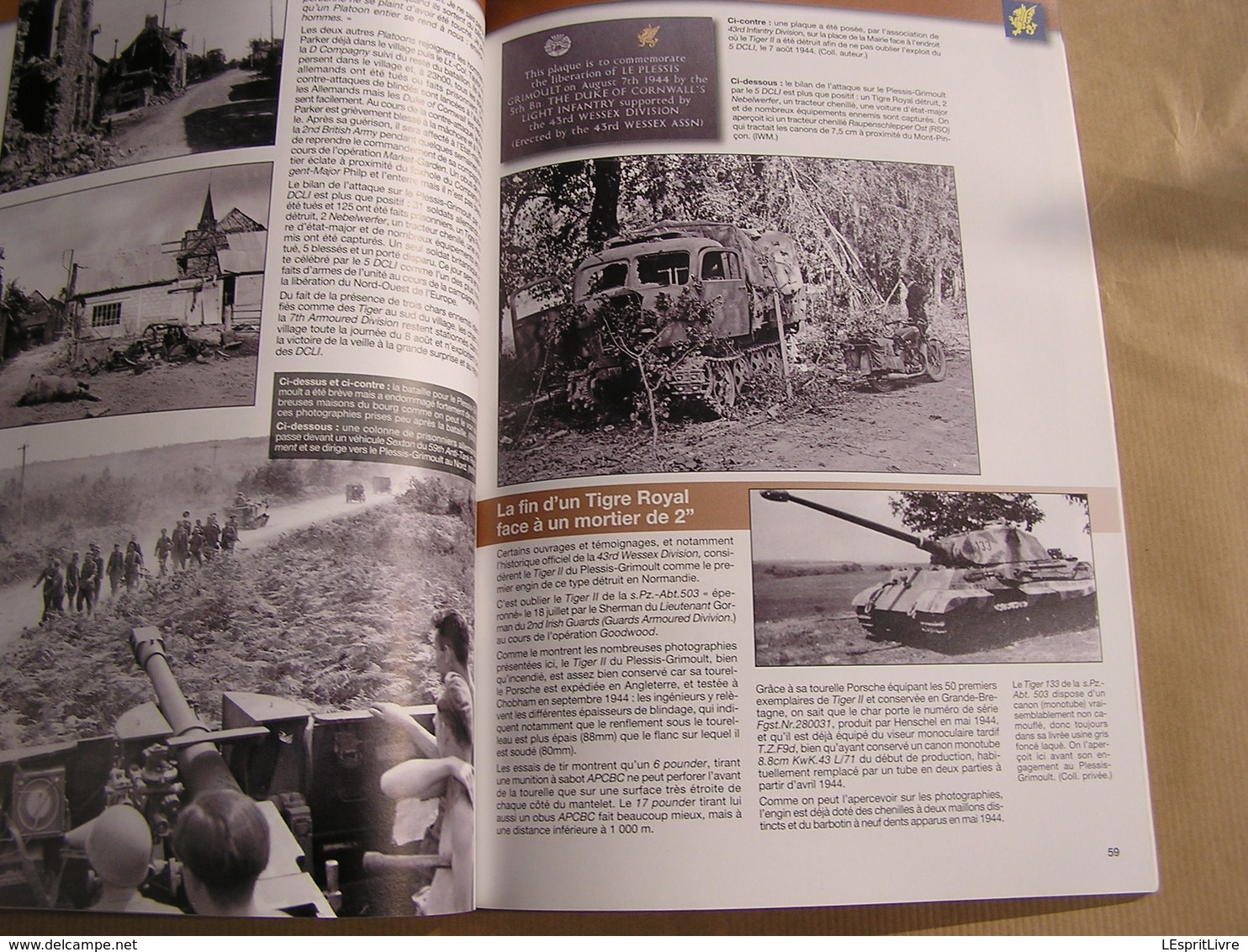 NORMANDIE Magazine N° 5 Guerre 40 45 Das Reich Cavalry Régiment de la Chaudière Char Panzer SS Plessis St Lambert Dives