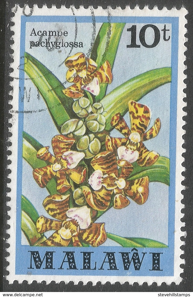 Malawi 1979 Orchids. 10t Used. SG 582 - Malawi (1964-...)