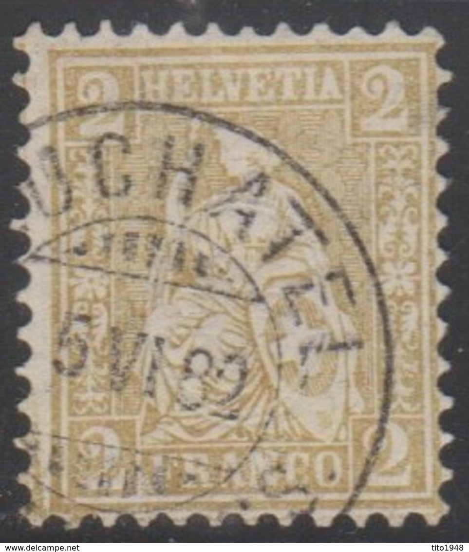 Schweiz, 5.6.1882, Neuchatel, 44, Sitzende Helvetia, Vollstempel, Siehe Scan! - Gebruikt
