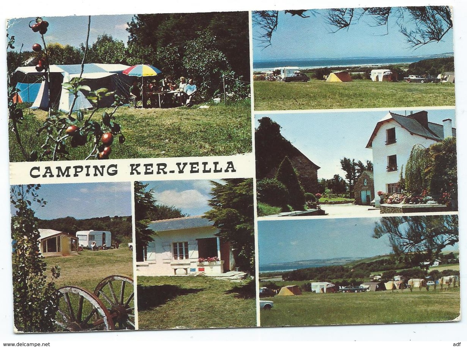 CP PLOMODIERN, CAMPING KER - VELLA, POLEBRET - PLAGE, FINISTERE 29 - Plomodiern