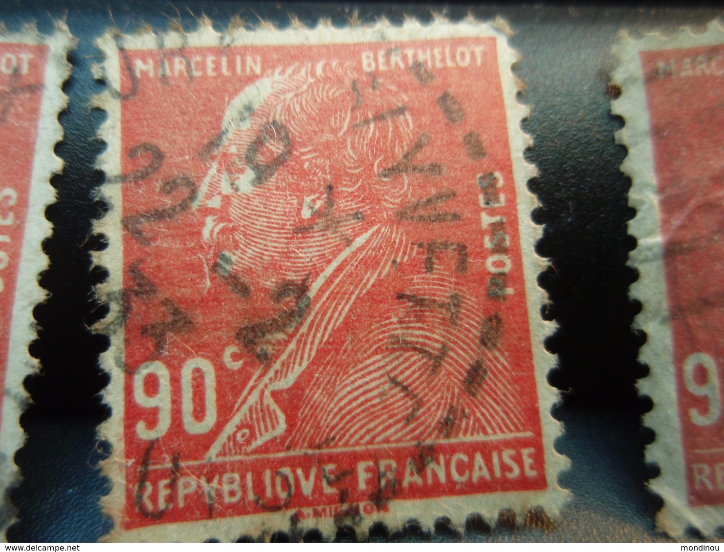 3 Timbres Oblitérés Marcelin Berthelot 1933 En Autres 90 C. - Oblitérés