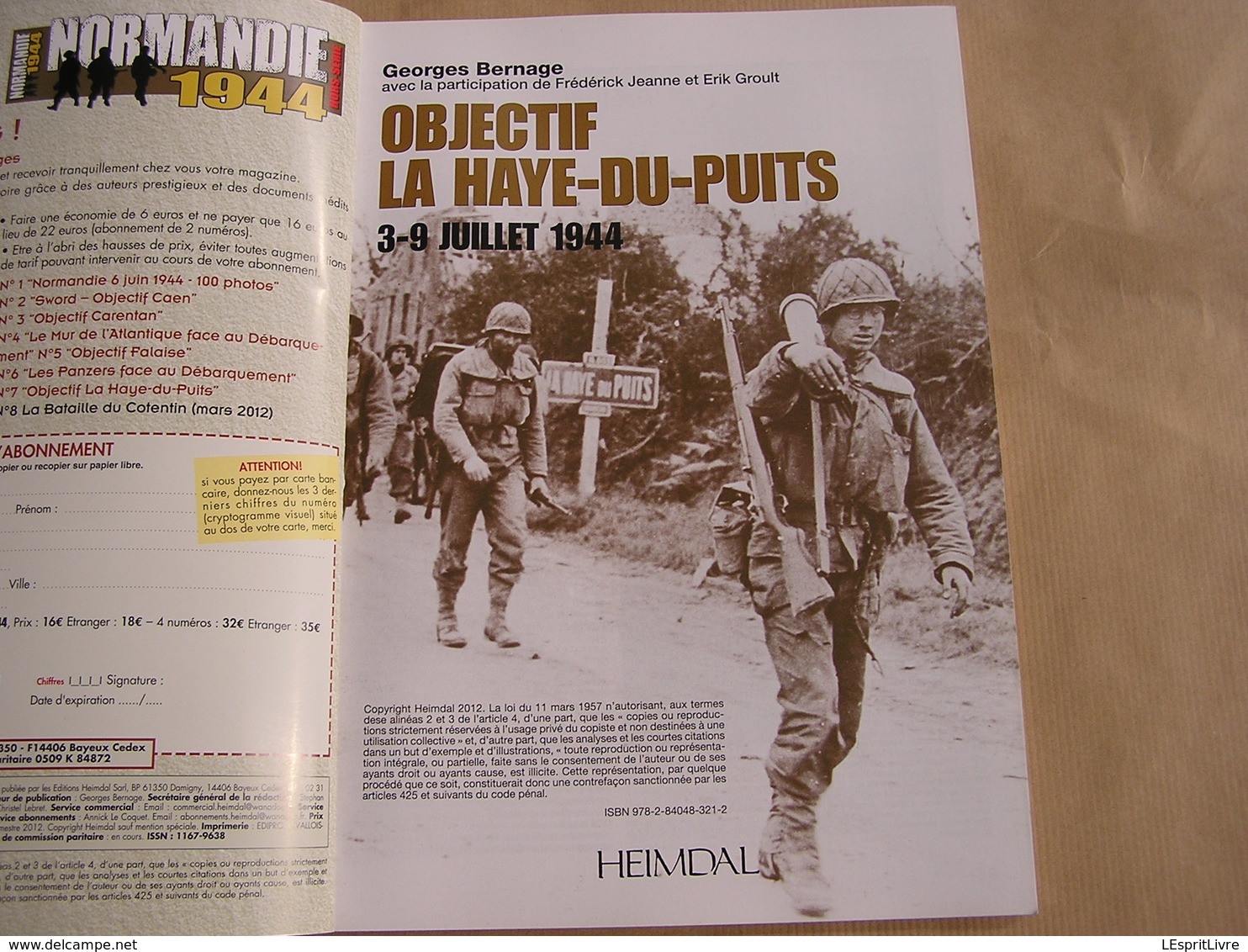 NORMANDIE Magazine Hors Série N° 7 Guerre 40 45 Débarquement La Haye Du Puits Airborne Parachutiste Lessay Armée - Guerre 1939-45