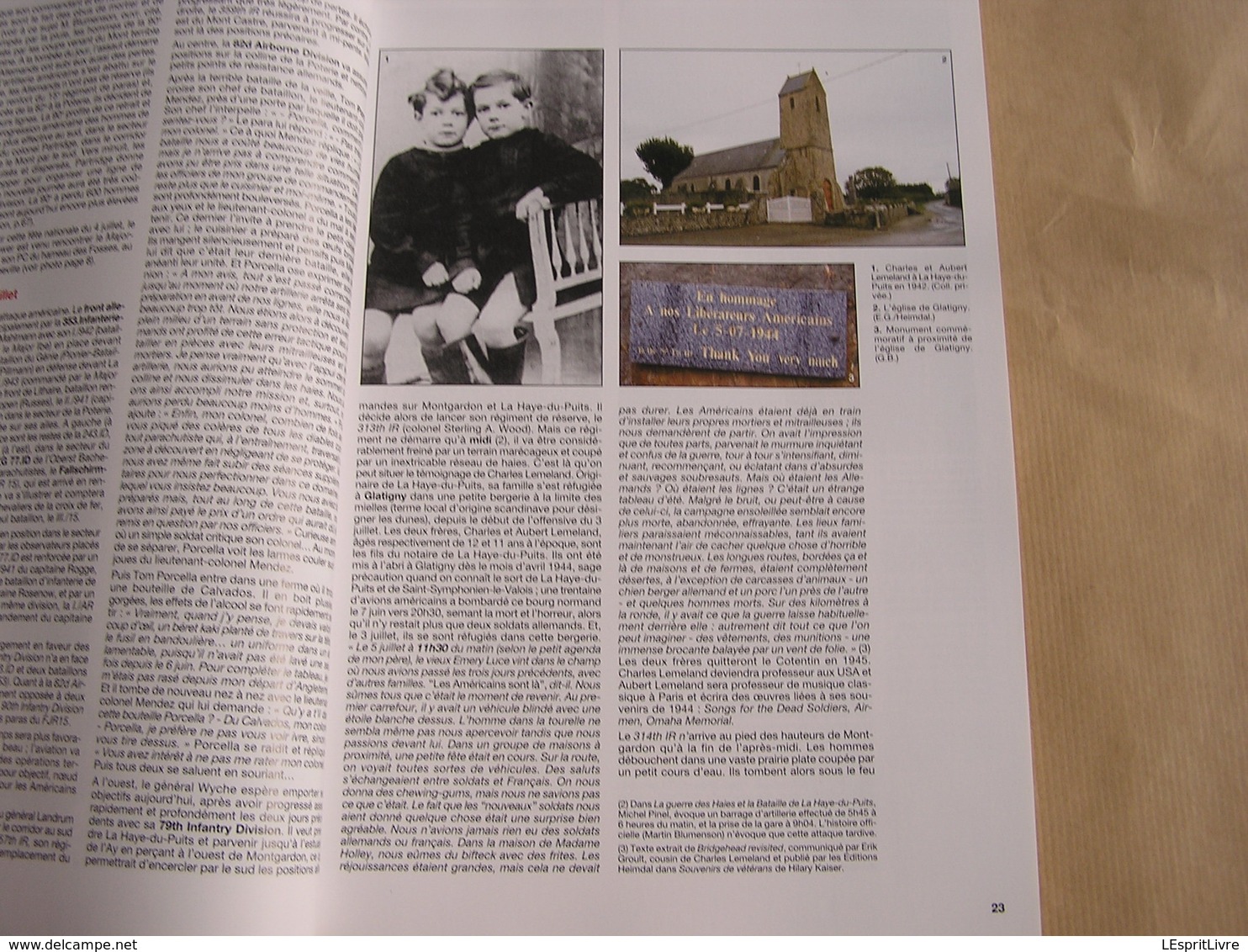 NORMANDIE Magazine Hors Série N° 7 Guerre 40 45 Débarquement La Haye Du Puits Airborne Parachutiste Lessay Armée