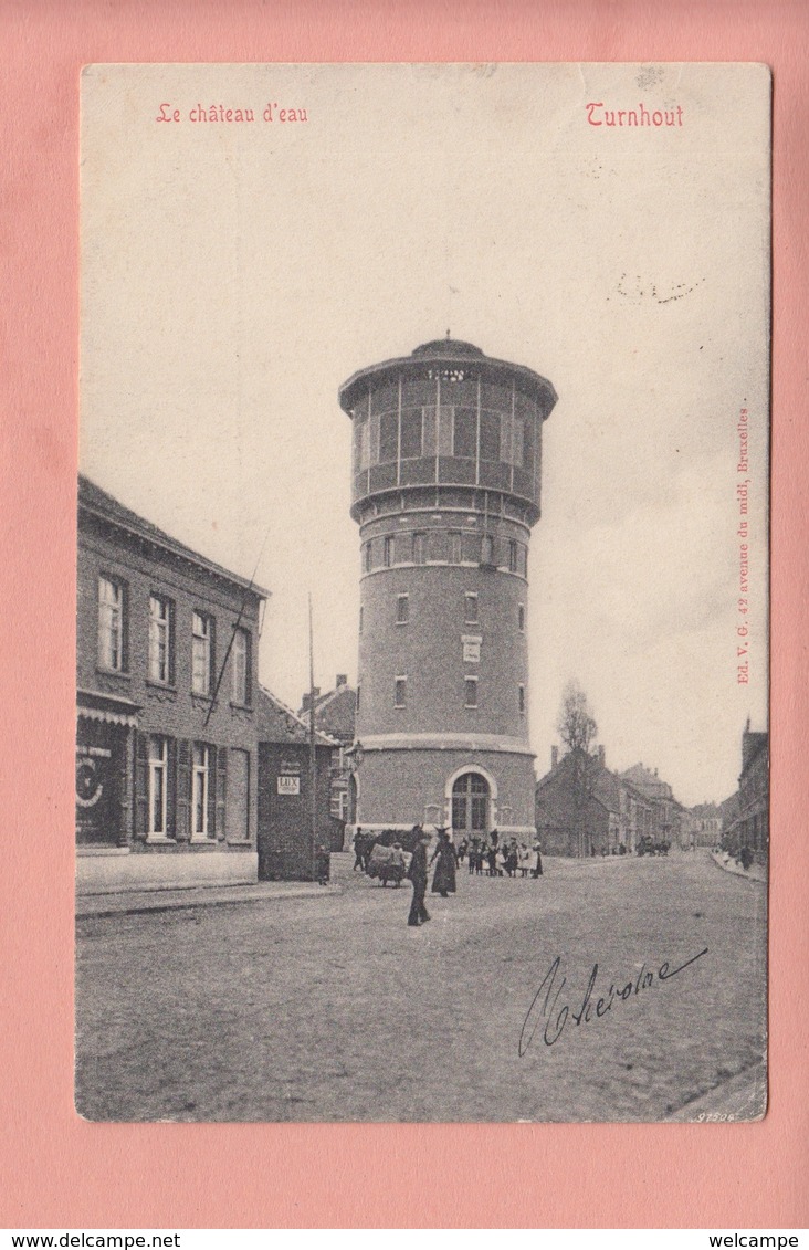 OLD POSTCARD -  BELGIUM - TURNHOUT - WATERTOREN  1905 - Turnhout