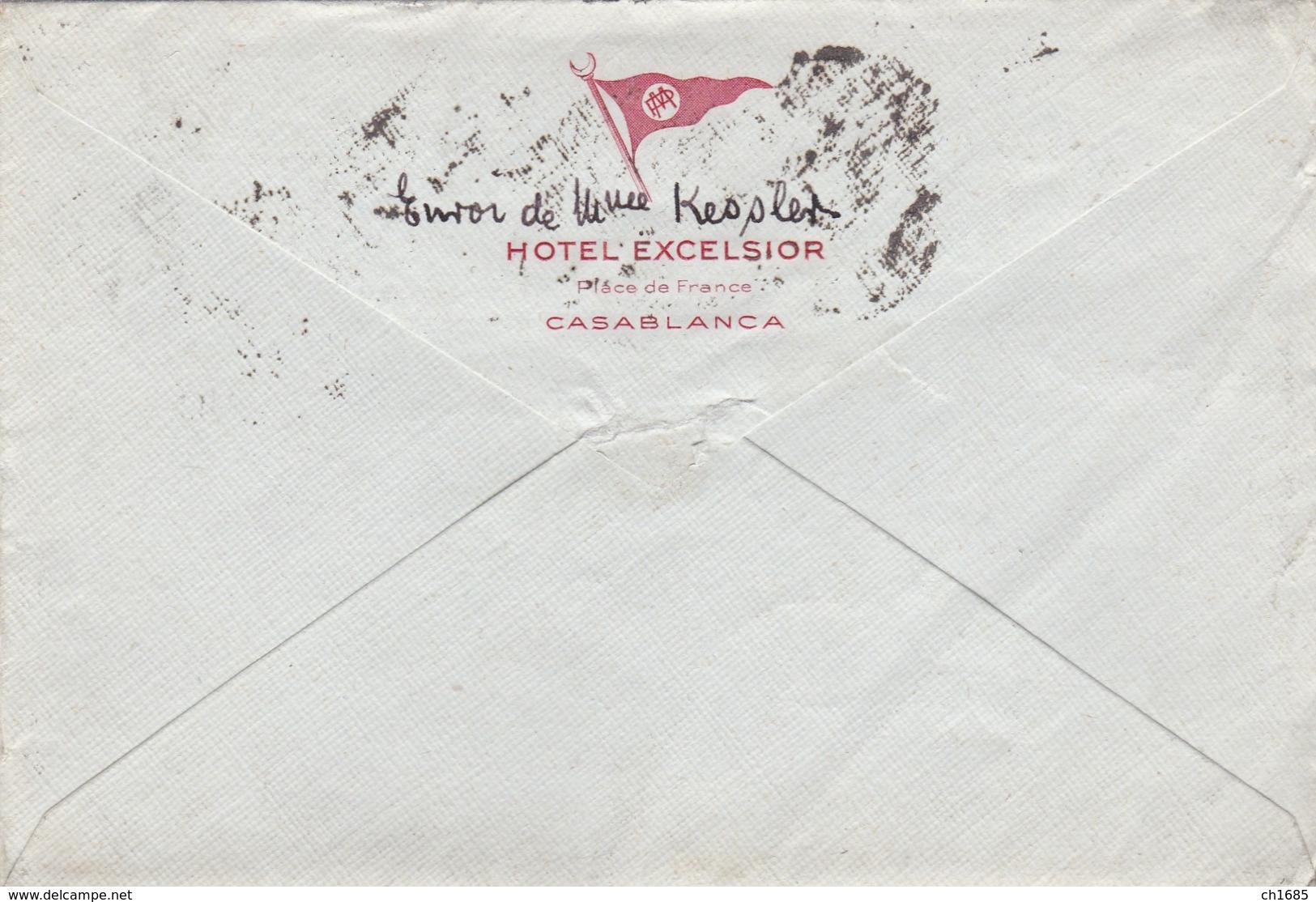 MAROC :   Divers Sites Sur Lettre De L'Hotel Excelsior CaD De Casablanca De 1929 - Covers & Documents