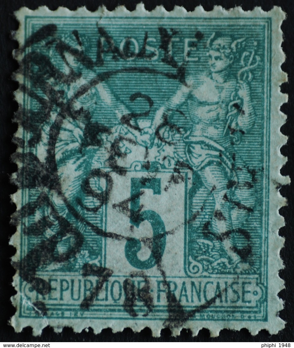 -Sage N°75 Type Ll. O PARIS-JOURNAUX 28 Févr 1894 ( Bur78 ) - 1876-1898 Sage (Type II)