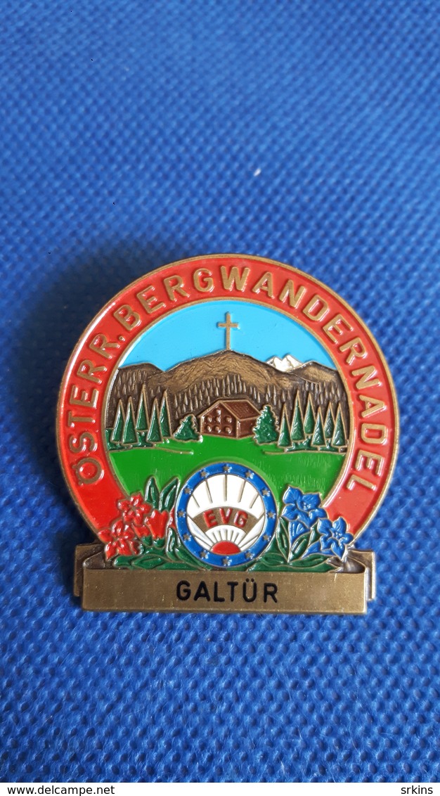 Pin Badge Galtür Galtur Tyrol Austria Alpinism Mountaineering - Alpinismo, Arrampicata