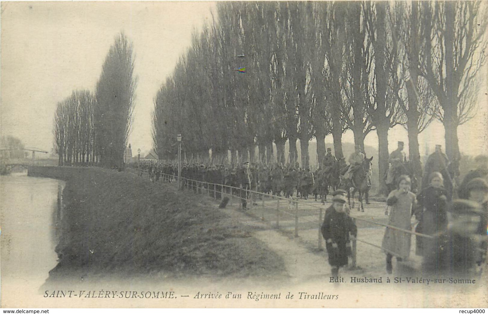 80 SAINT VALERY SUR SOMME Arrivée D'un Régiment D'artilleurs  2scans - Saint Valery Sur Somme