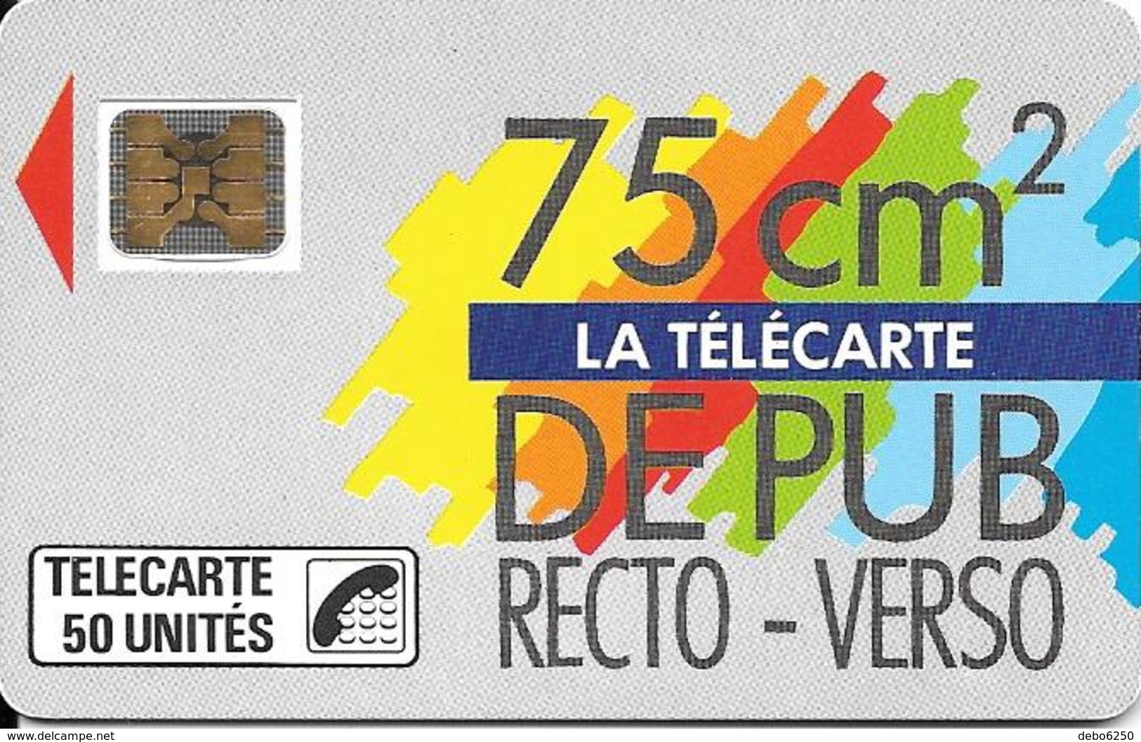 La Télécarte Un Petit Espace Qui Voit Grand 75cm² De Pub Recto-verso - Telefoonkaarten Voor Particulieren