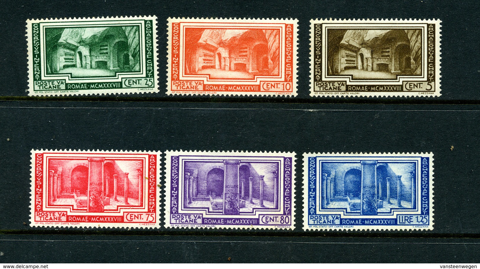 Vatican 1938 Y&T 80/85 (*) Et ** - Neufs