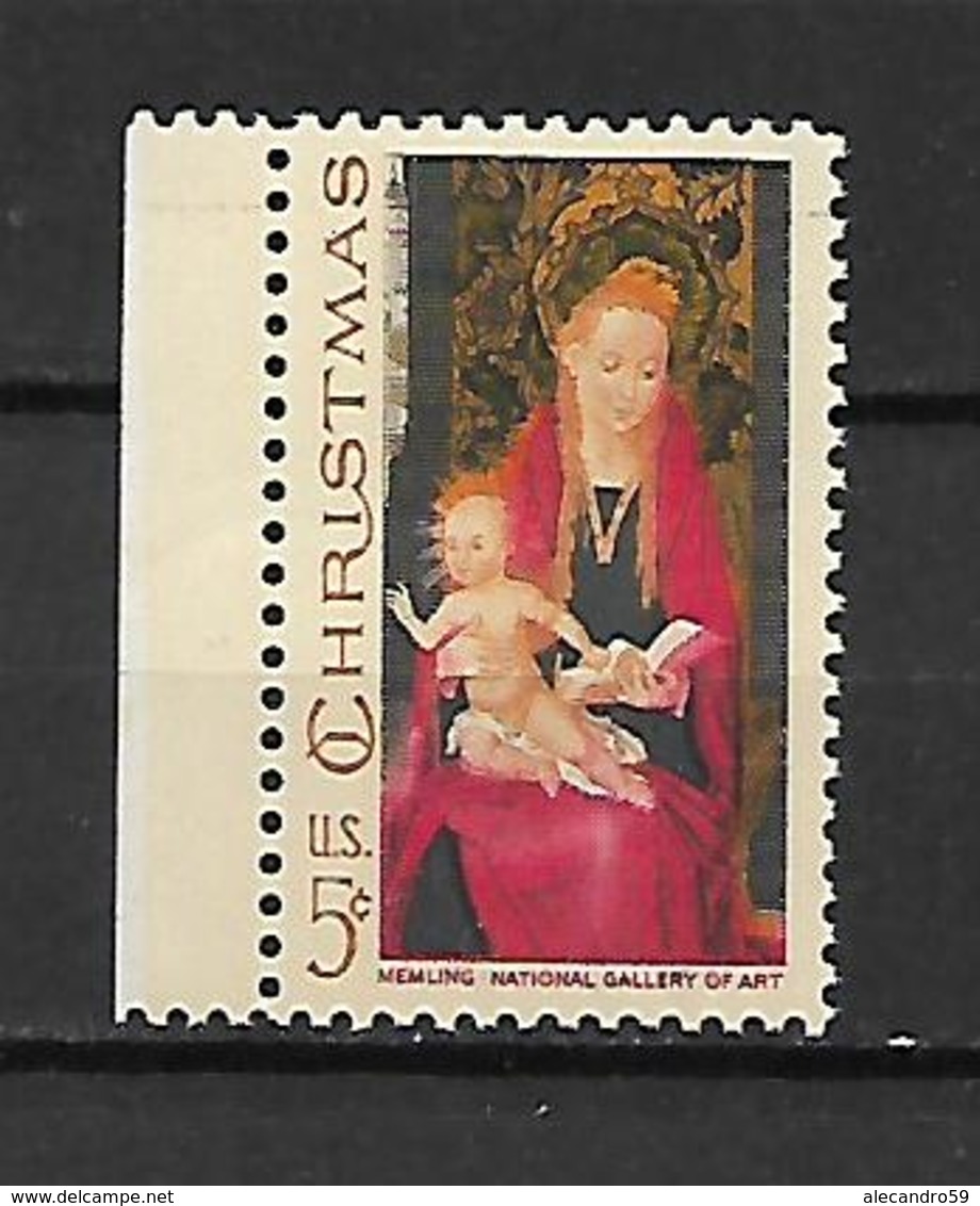 United States 1966 Christmas Stamp - Madonna And Child  MNH - Ungebraucht