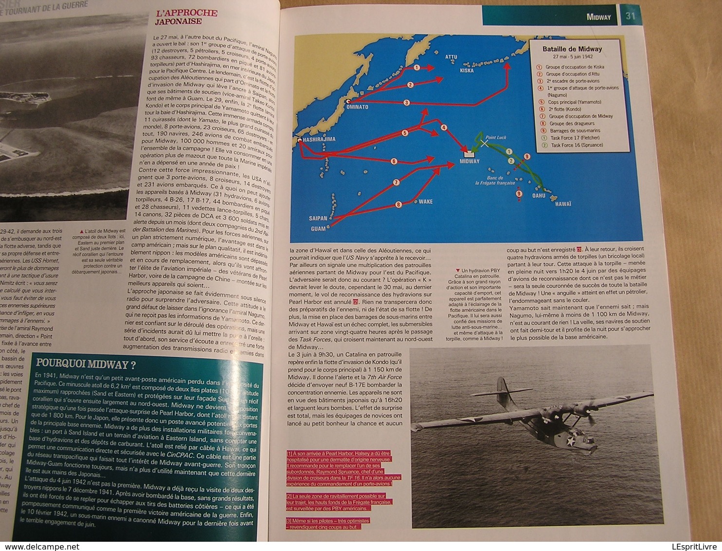 LIGNE DE FRONT N° 32 Guerre 40 45 Midway Guadalcanal El Alamein Afrique Opération Torch Kokoda Stalingrad Japon US