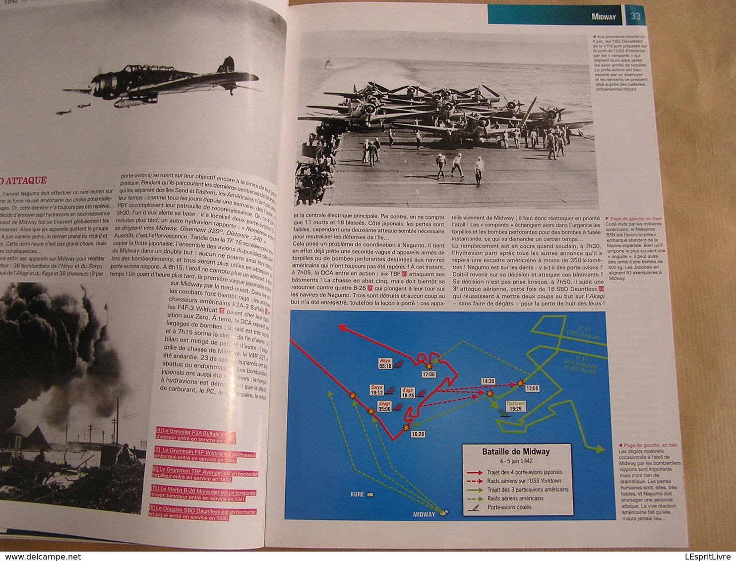 LIGNE DE FRONT N° 32 Guerre 40 45 Midway Guadalcanal El Alamein Afrique Opération Torch Kokoda Stalingrad Japon US