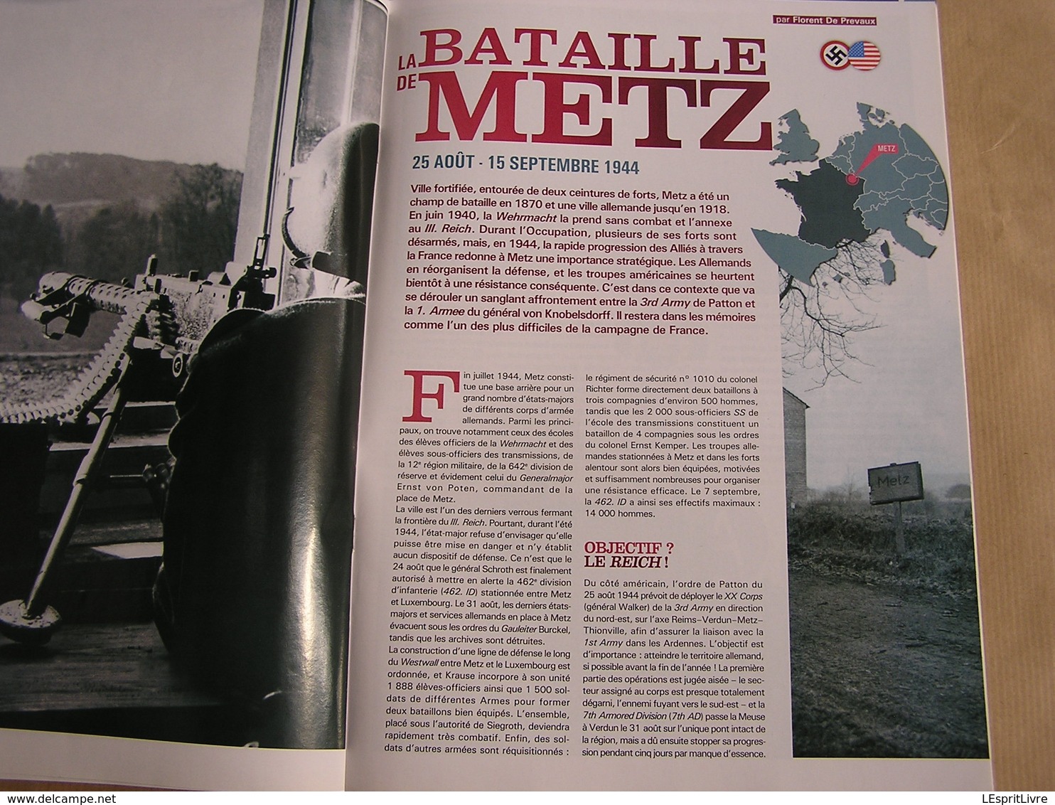 LIGNE DE FRONT N° 35 Guerre 40 45 Waffen SS Wiking Pégasus Bridge Guerre des Sosies Metz Himmler Hitler Verdun 14 18