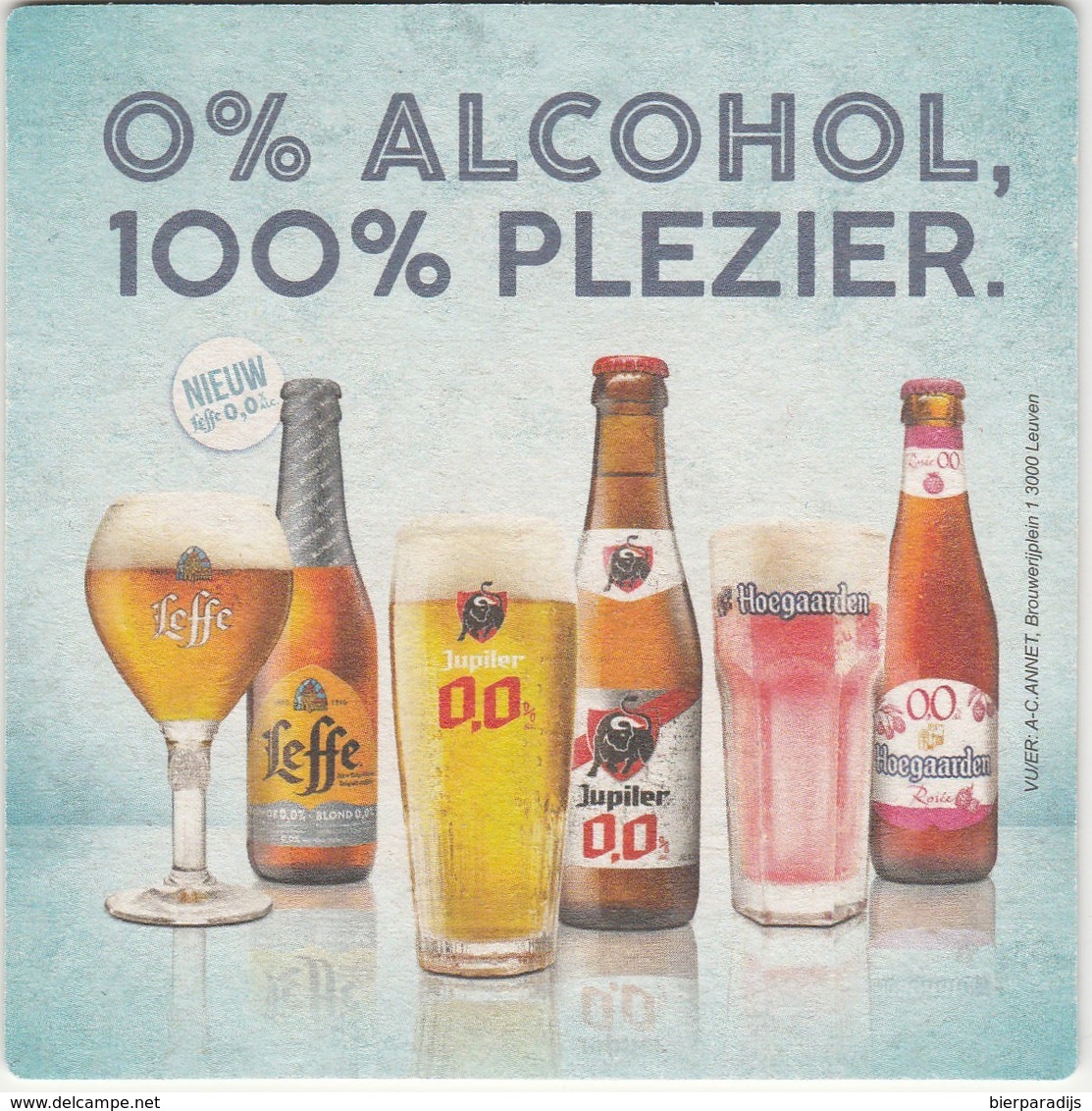 Leffe - Jupiler - Hoegaarde - Sous-bocks