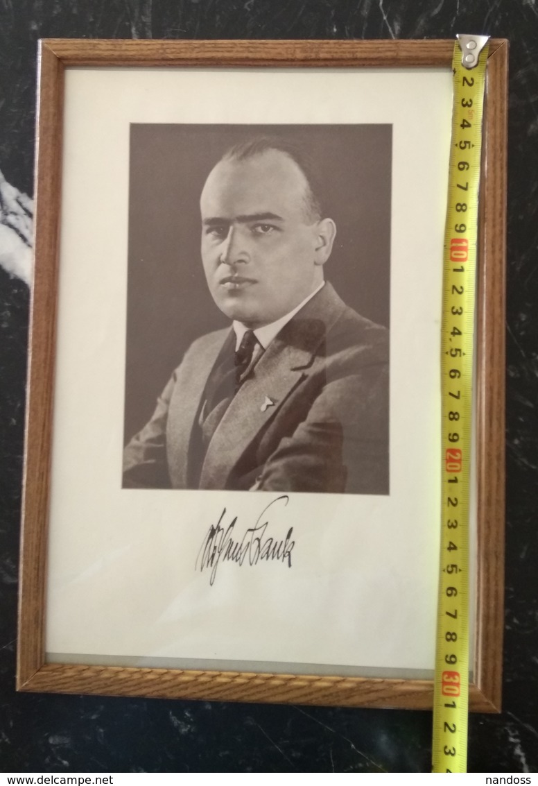 Foto Retrato Hans Frank - 1939-45