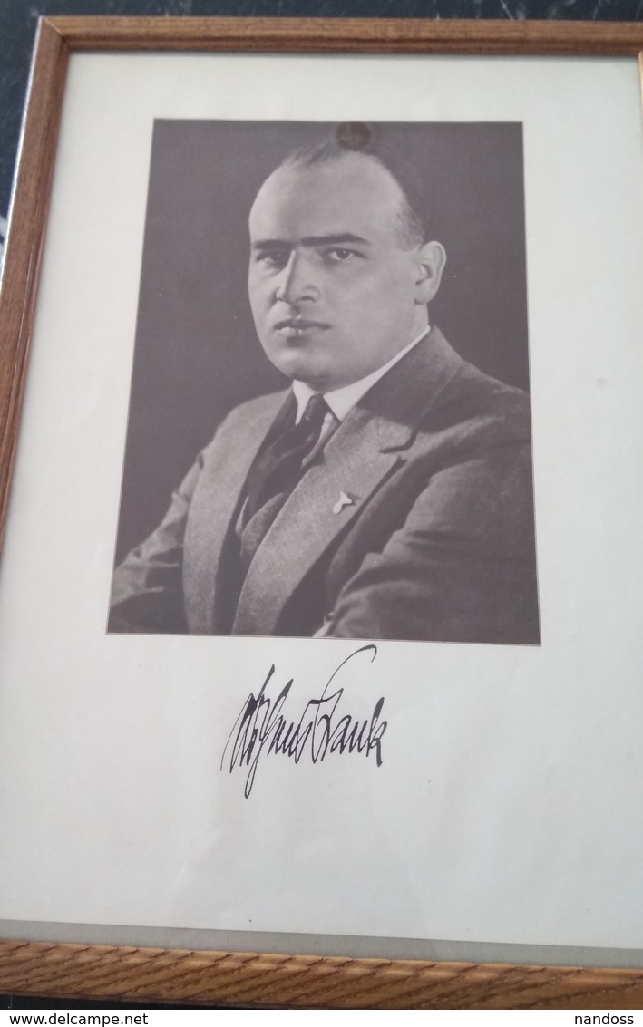 Foto retrato Hans Frank