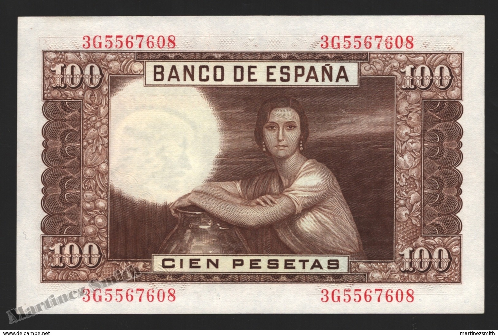 Banknote Spain -  100 Pesetas – April 1953 – Julio Romero De Torres - Condition VF – Pick 145a - 100 Pesetas