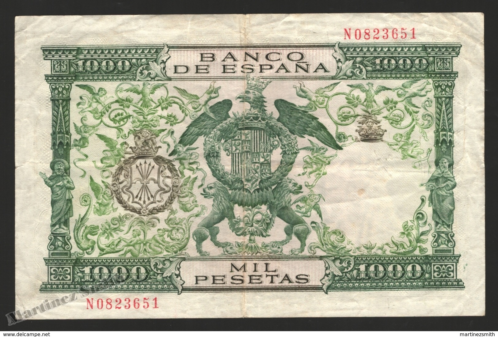 Banknote Spain -  1000 Pesetas – November 1957 – Reyes Católicos - Condition G - Pick 149a - 1000 Pesetas