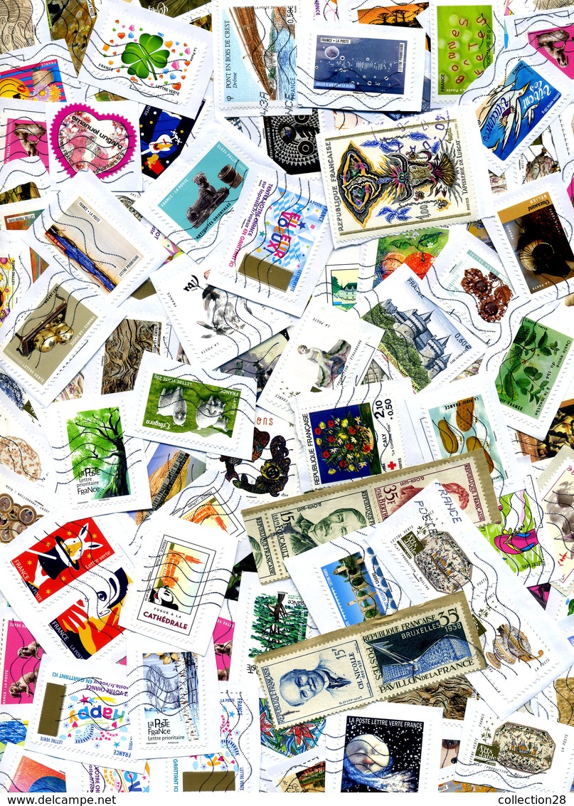 Vrac De 1000 Timbres à Décoller De FRANCE - Lots & Kiloware (mixtures) - Min. 1000 Stamps