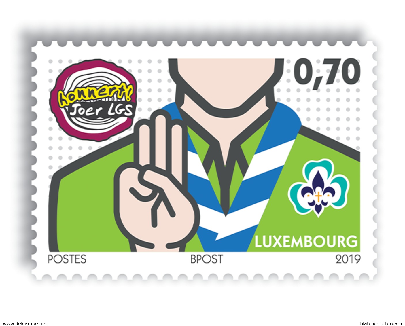 Luxemburg / Luxembourg - Postfris/MNH - 100 Jaar Scouting 2019 - Ongebruikt