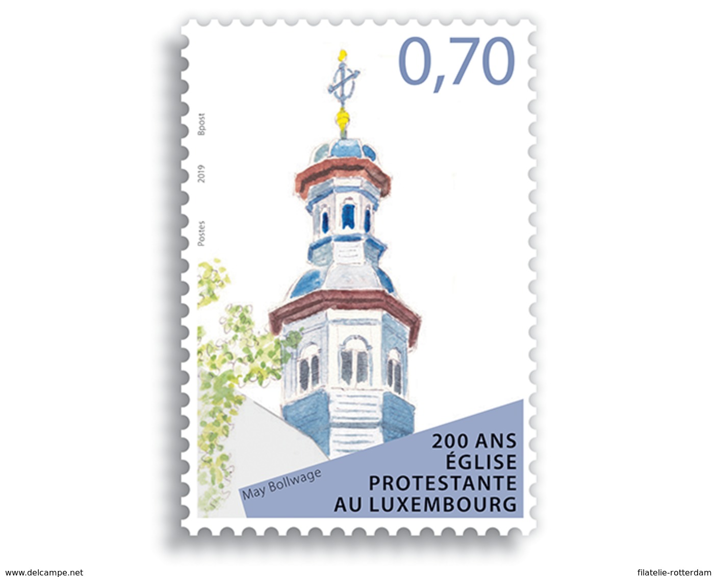 Luxemburg / Luxembourg - Postfris/MNH - 200 Jaar Protestantse Kerk 2019 - Ongebruikt