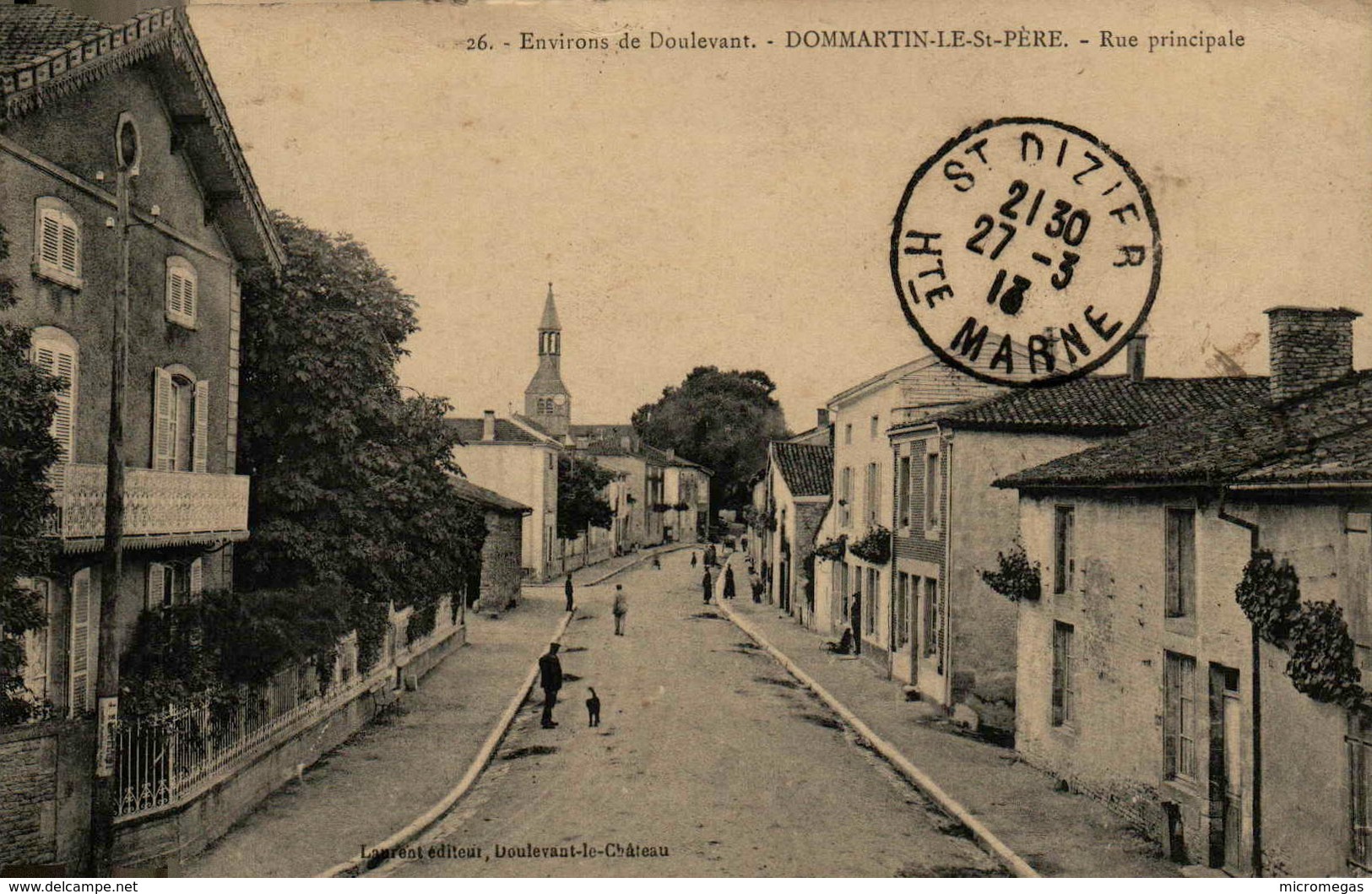 52 - DOMMARTIN-le-ST-PERE - Rue Principale - Autres & Non Classés