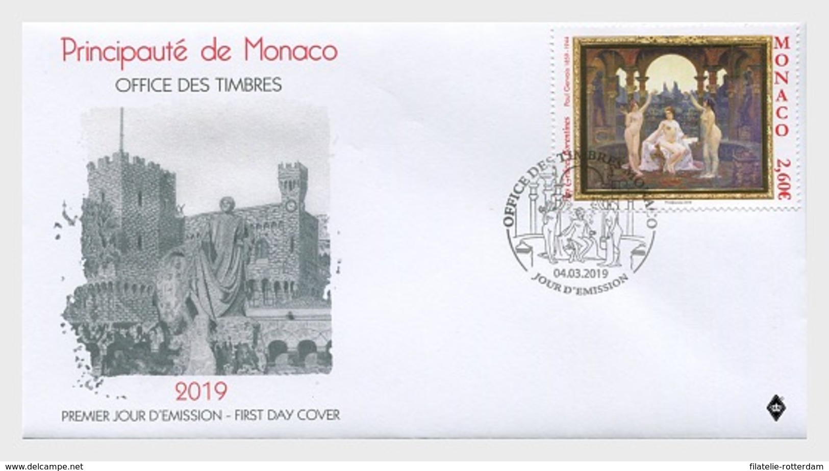 Monaco - Postfris/MNH - FDC Kunst, Les Graces Florentines 2019 - Ongebruikt