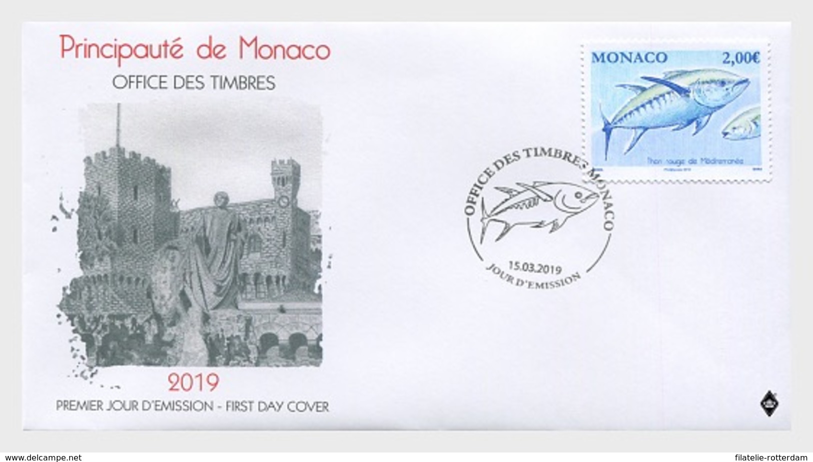 Monaco - Postfris/MNH - FDC Atlantische Tonijn 2019 - Ongebruikt